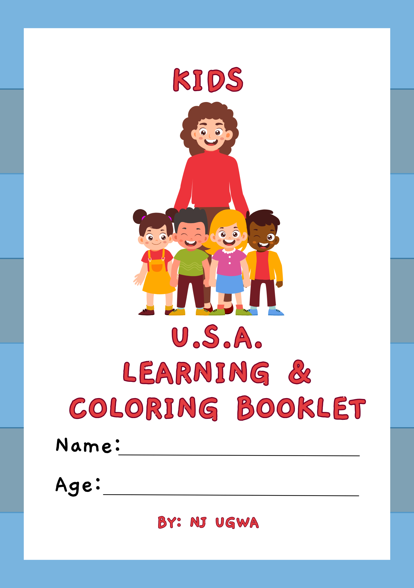 Kid's U.S.A. Learning & Coloring Booklet